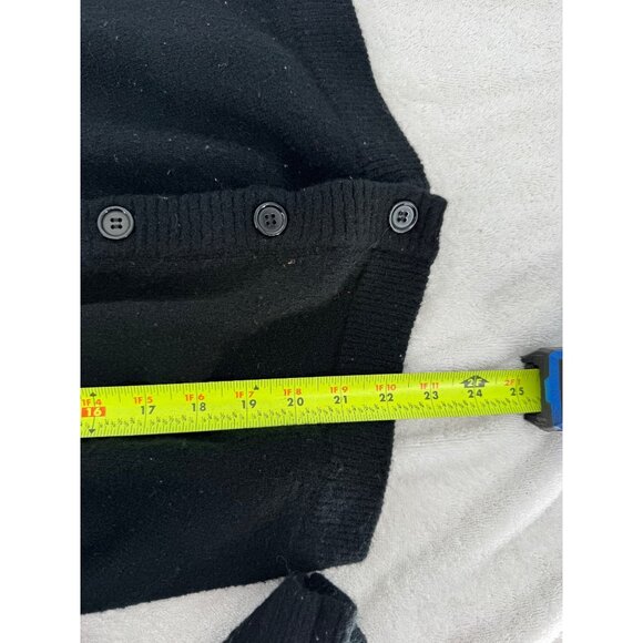 Mustard Seed Vintage Black Button-Up Soft Cardigan Sweater - Picture 6 of 8